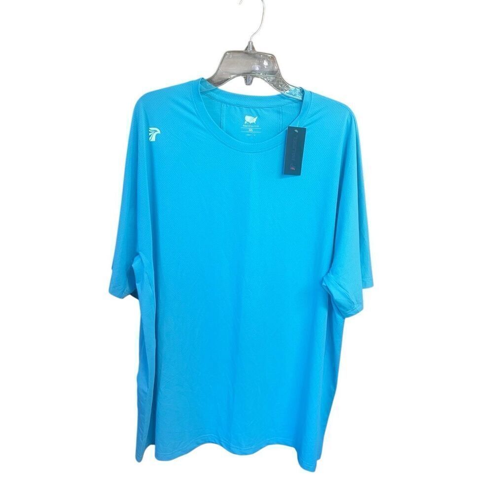 Pausel Men’s Poly Tee Sz 3XL Lt Blue NWT